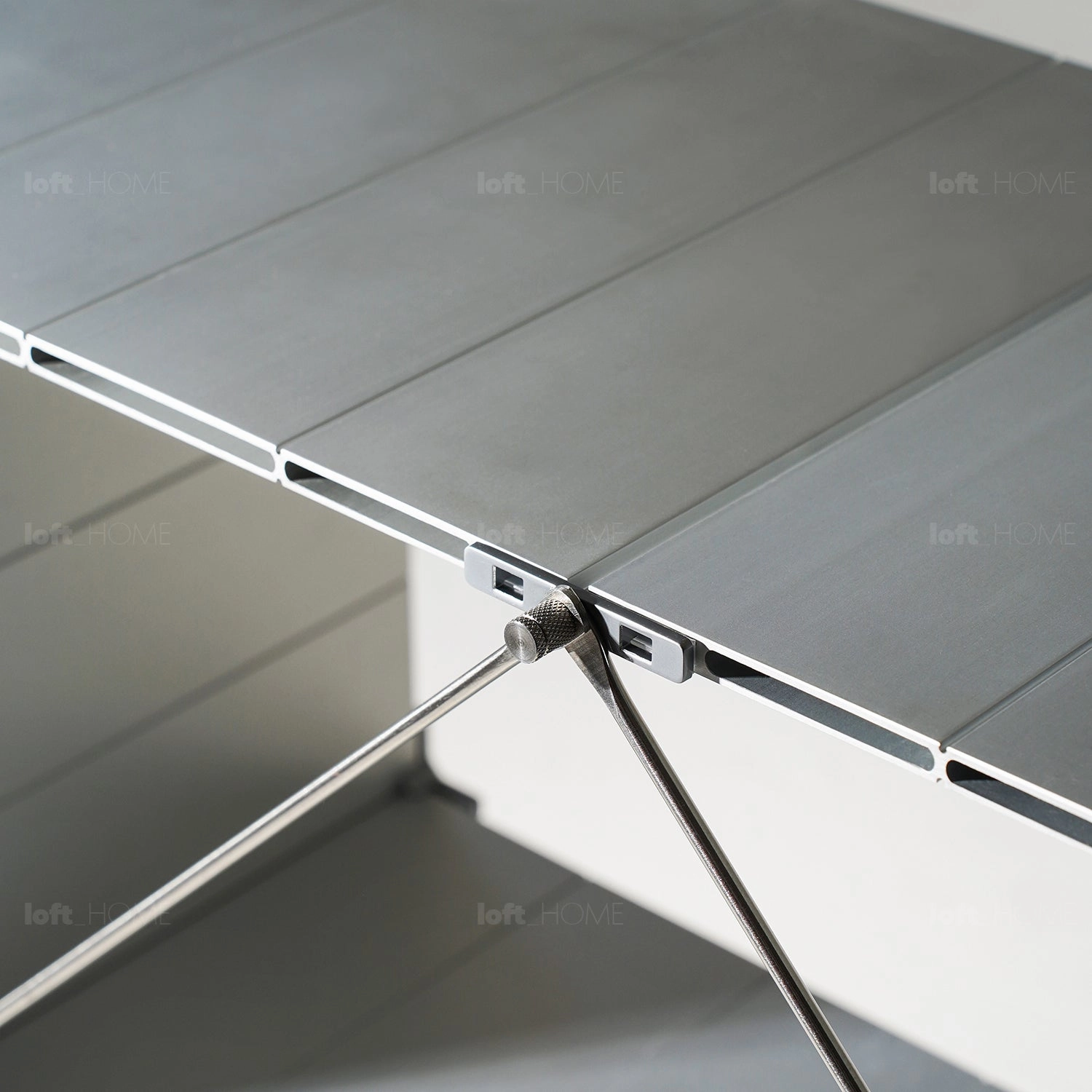 Industrial Aluminium Wheeled Trolley Side Table CUBE