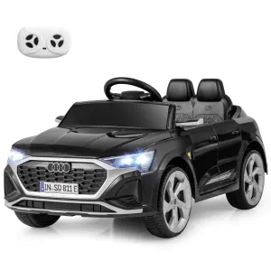 INFANS Licensed Audi SQ8 Ride on Car, Battery Powered Electric Vehicle for with Remote Control, Adjustable Music, LED Lights