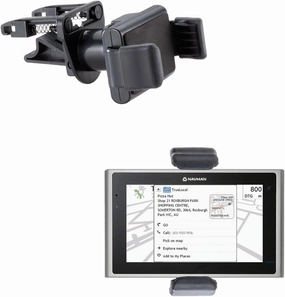Innovative Ultra Compact Mini Vent Cradle Vehicle Mount Designed for The Navman S300T - Adjustable Vent Clip Holder