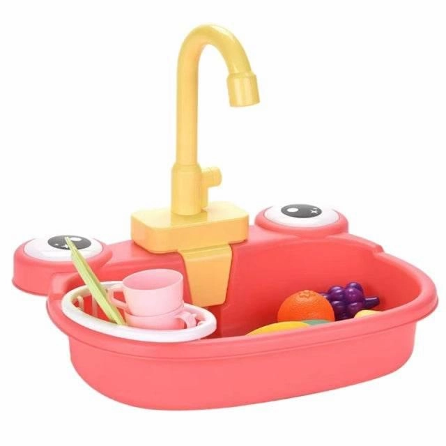 Interactive Kids Kitchen Sink Toy - Fun Playset for Creative Learning