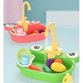 Interactive Kids Kitchen Sink Toy - Fun Playset for Creative Learning