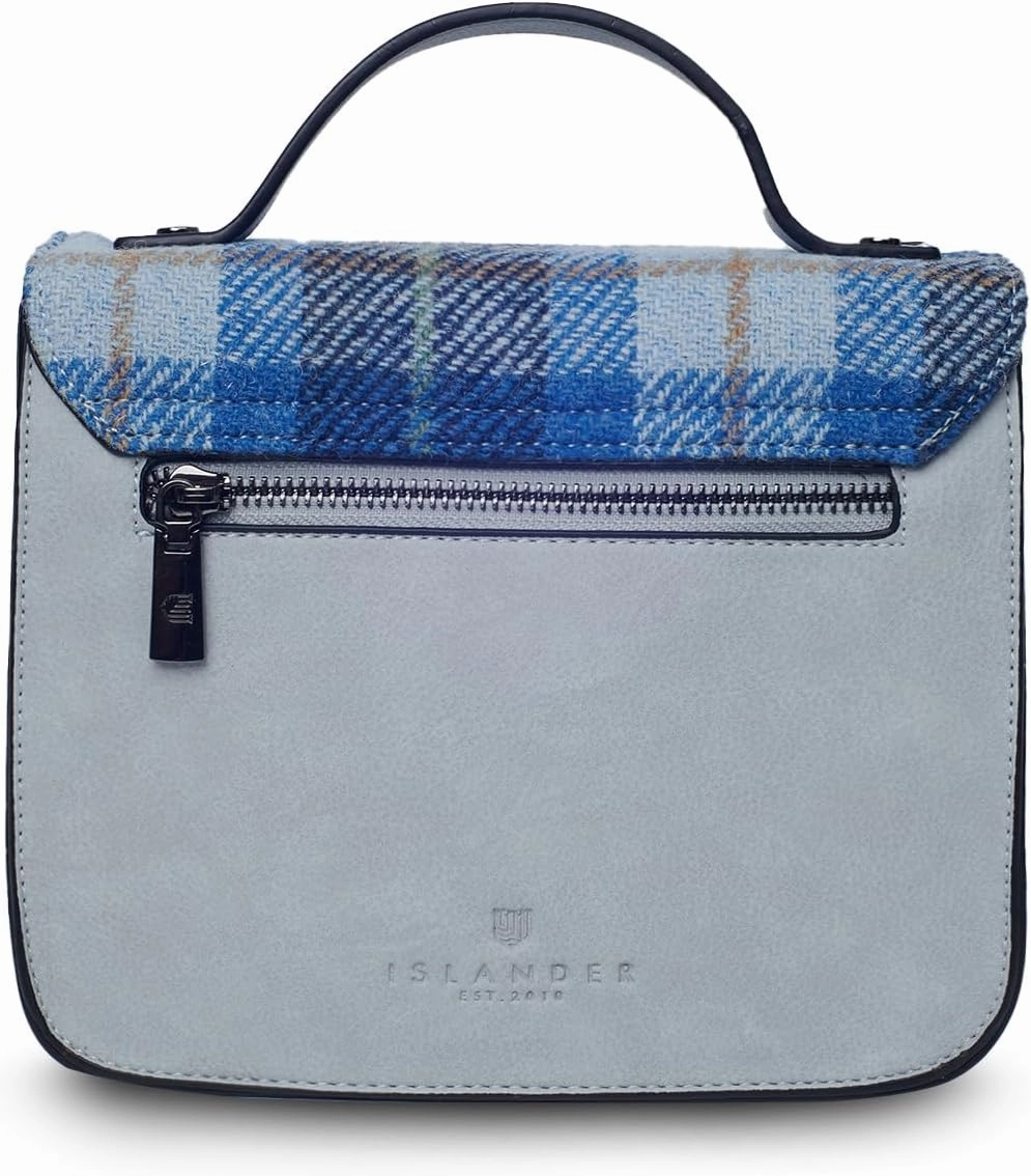 Islander® The Calton Satchel - Ladies Satchel With HARRIS TWEED - Small and Medium