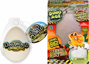 JA-RU Giant Dinosaur Egg (1 XXL Egg & 1 Original) Magic Hatching & Growing in Water Toys for Kids. Bulk Jurassic Dinosaur Party Favors, Easter Basket & Goody Bag Fillers. 1747-1745