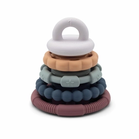 Jellystone Designs Rainbow Stacker & Teether - Earth