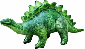 Jet Creations Inflatable Stegosaurus Dinosaur Toy, 20" Tall/46” Long, Emerald Green, Pool, Party, Garden Decor, Photo Prop, Jurassic Theme Decoration
