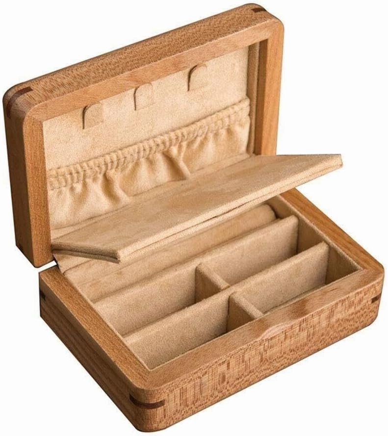 Jewellery Chest Box Wooden Jewellery Boxes Jewellery Organizer Box for Earrings Rings Necklaces Storage Box for Jewelry Jewelry Box for Women