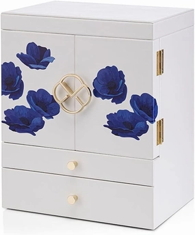 Jewellery Holder Jewelry Box Watch Necklace Ring Earrings Multi-Layer Jewelry Storage Box Jewelry Display Box (Color : E, Size : 28x20x34CM)