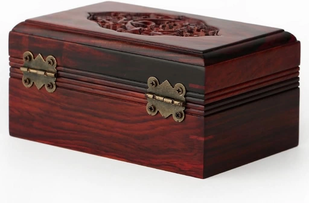 Jewelry Box Wooden Storage Earring Necklace Bracelet Watch