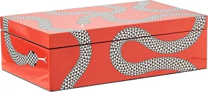 Jonathan Adler Medium Eden Lacquer Decorative Box, Orange
