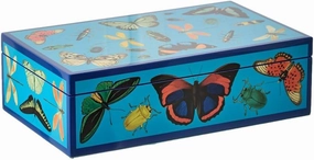 Jonathan Adler Medium Botanist Lacquer Box, Purple