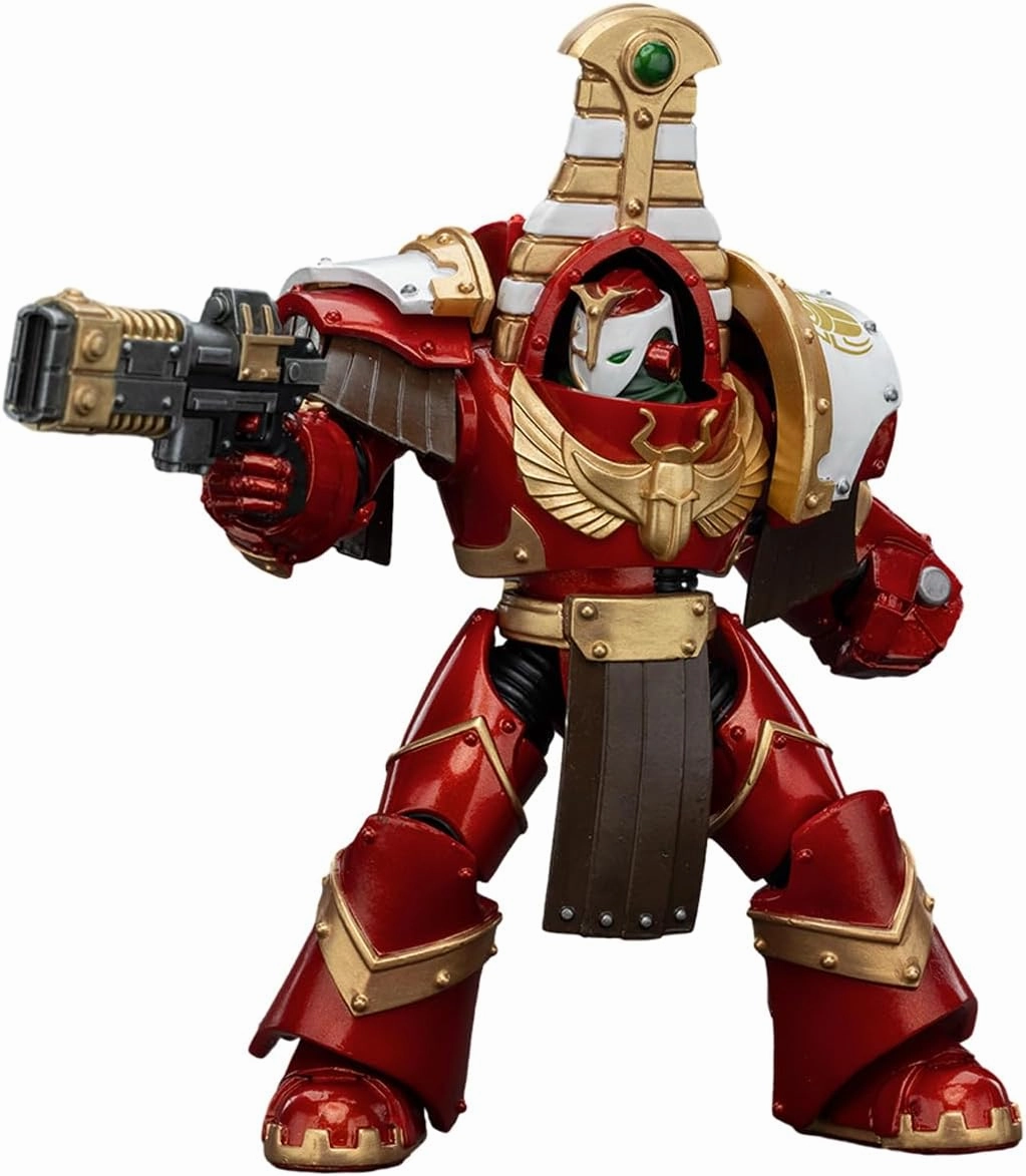JOYTOY Warhammer 30K 1/18 Action Figure The Horus Heresy Thousand Sons Sekhmet Terminator Cabal Sekhmet Volkite Charger and Power Fist Collection Model Birthday Gifts 5.35 Inch JT8612