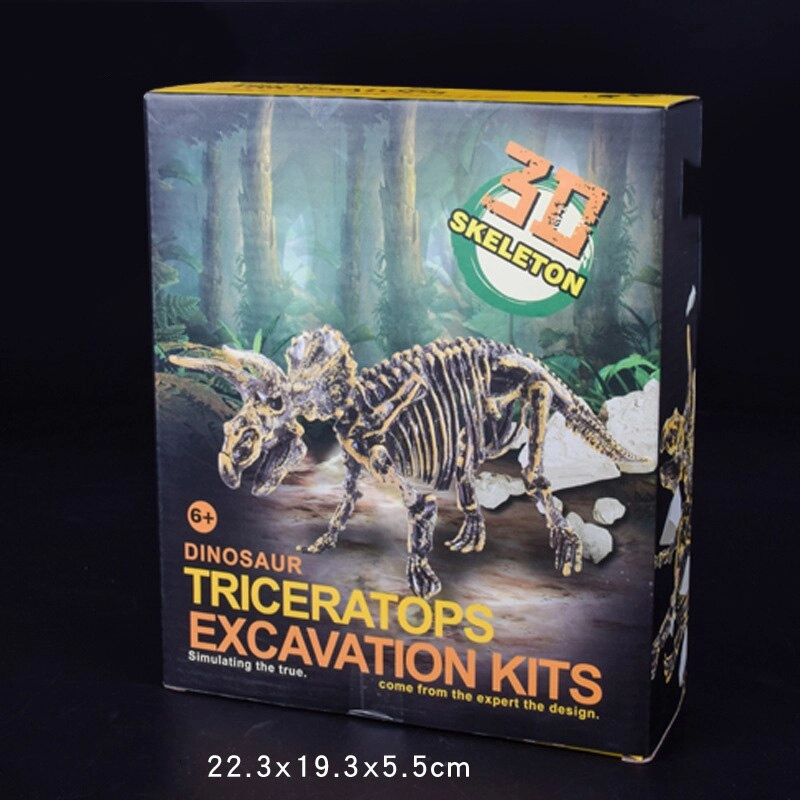 Jurassic Dinosaur Fossil excavation kits Education archeology Exquisite Toy Set Action Children Figure Education Gift BabyA9BC00