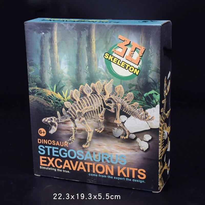 Jurassic Dinosaur Fossil excavation kits Education archeology Exquisite Toy Set Action Children Figure Education Gift BabyA9BC00