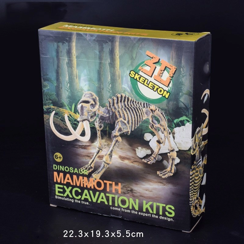 Jurassic Dinosaur Fossil excavation kits Education archeology Exquisite Toy Set Action Children Figure Education Gift BabyA9BC00