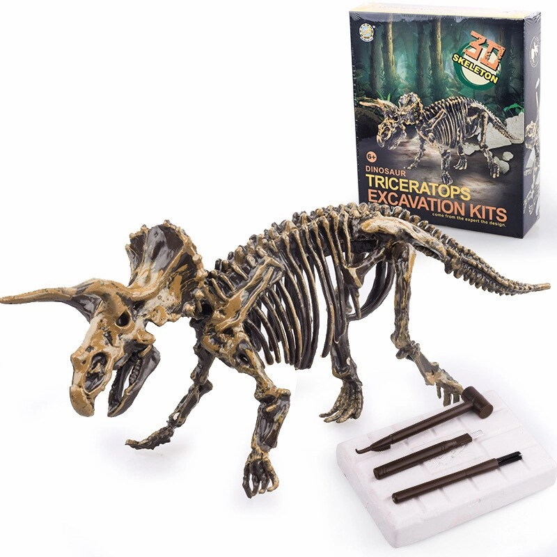 Jurassic Dinosaur Fossil excavation kits Education archeology Exquisite Toy Set Action Children Figure Education Gift BabyA9BC00