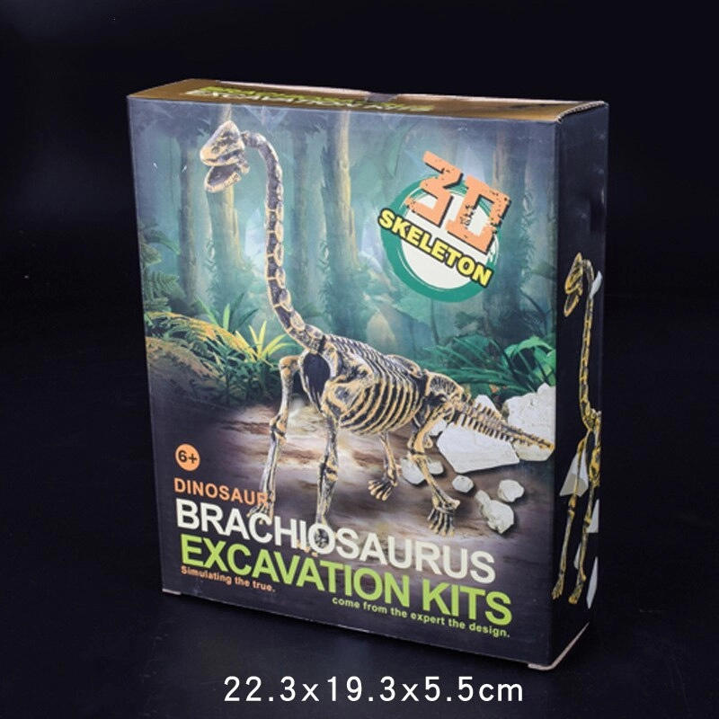 Jurassic Dinosaur Fossil excavation kits Education archeology Exquisite Toy Set Action Children Figure Education Gift BabyA9BC00