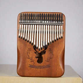 Kalimba 17-key thumb piano premium wood mahogany acacia xylophone