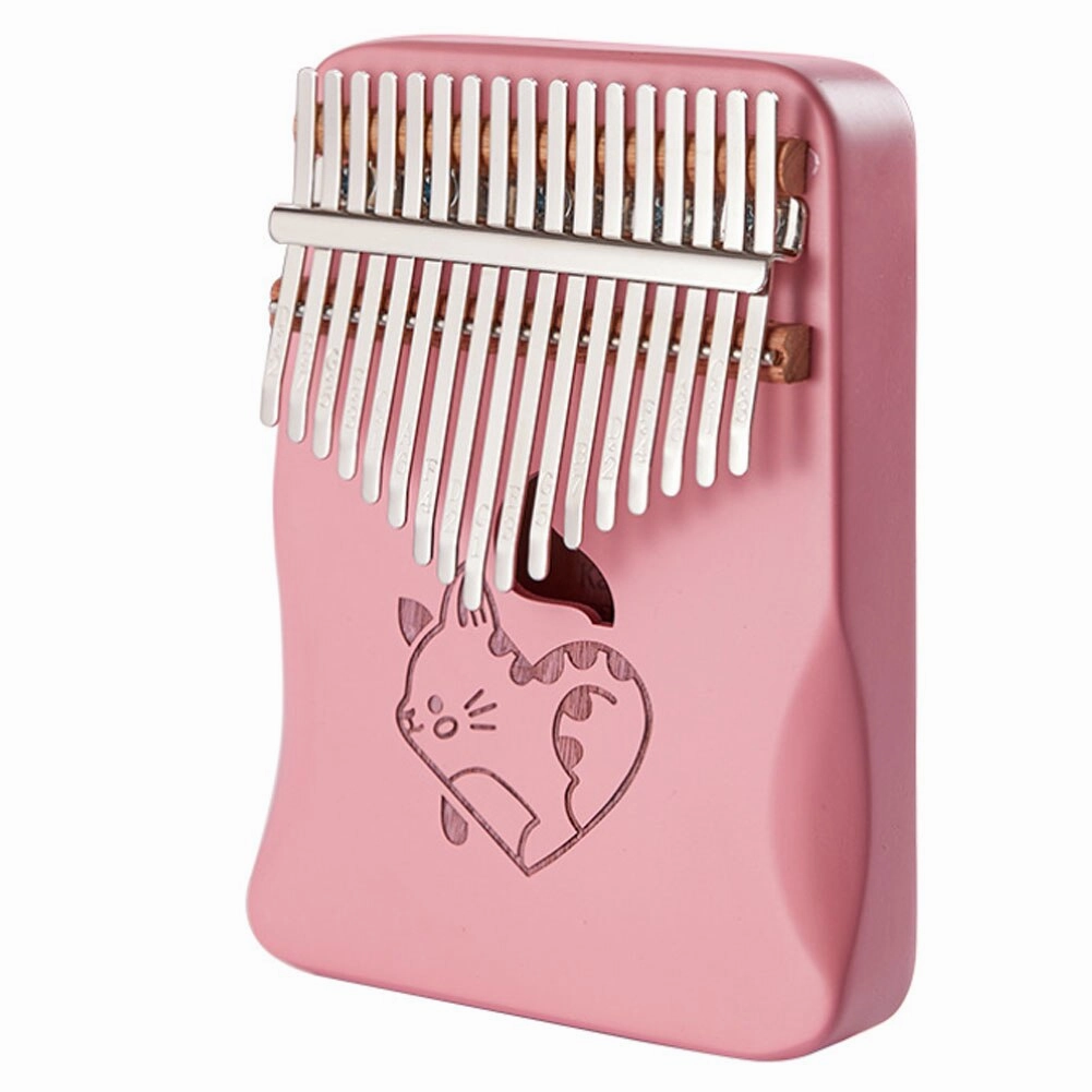 Kalimba 17-key thumb piano premium wood mahogany acacia xylophone