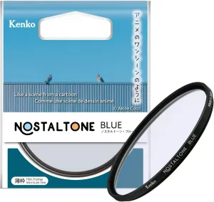 Kenko Soft Effect Filter NOSTALTONE Blue φ49mm, with Color Effect, for Contrast Adjustment, Made in Japan 006214