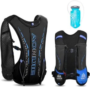 Kids Hydration Backpack with 250mL Water Bladder Lightweight Hydration Pack Vest for Hiking Camping Cycling Running