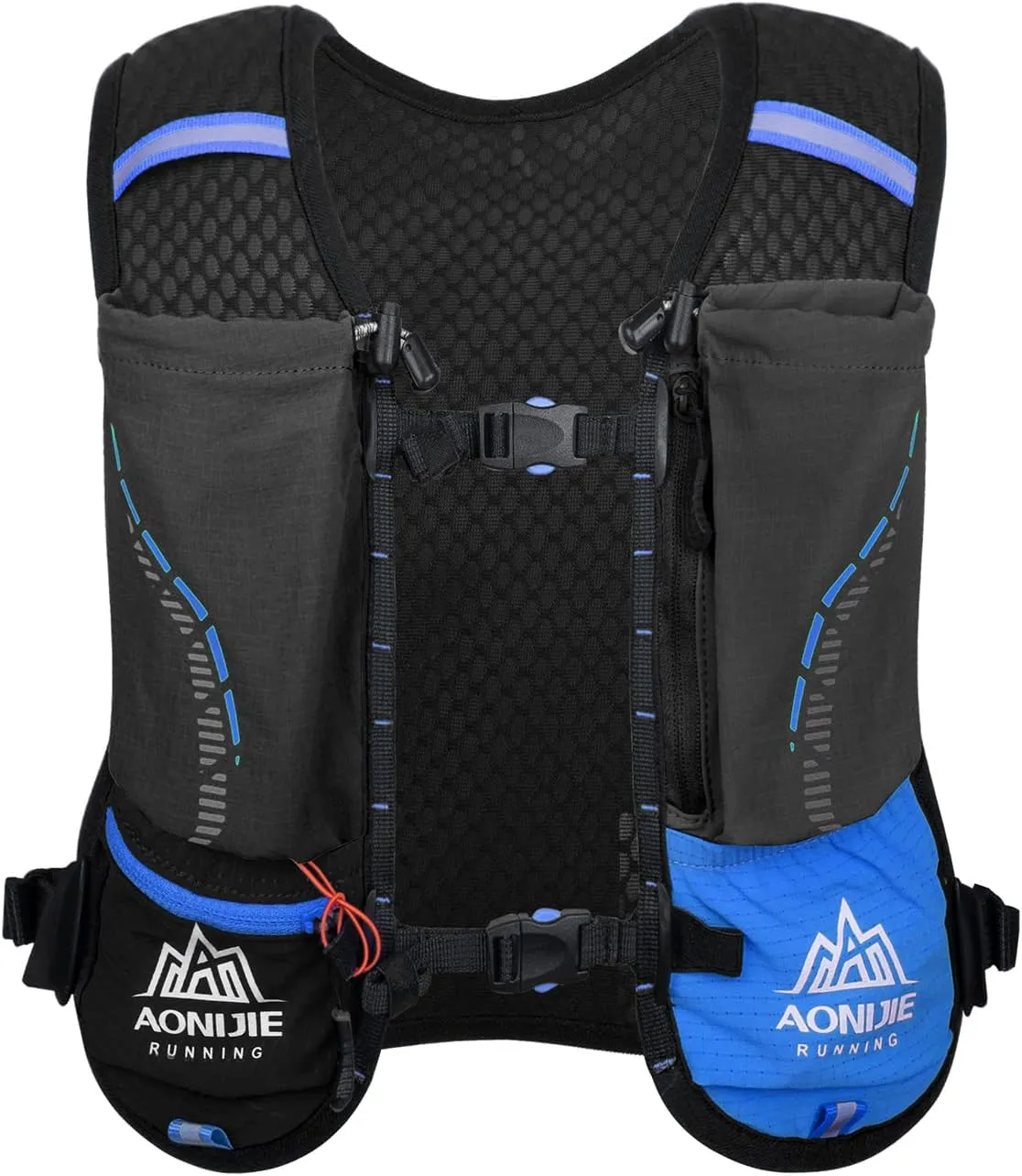 Kids Hydration Backpack with 250mL Water Bladder Lightweight Hydration Pack Vest for Hiking Camping Cycling Running