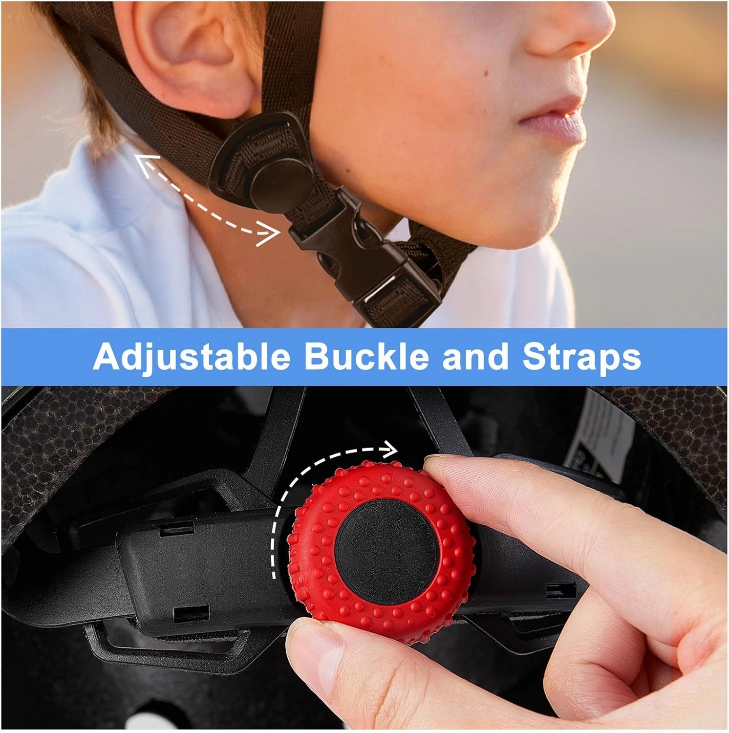 Kids Bike Helmet Toddler Helmet Durable Adjustable Kids Helmet for Girls Boys Bicycle Helmet for Cycling Skateboard Skating Scooter Helmet, 3-5-8 Years