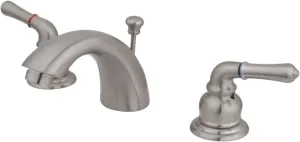 Kingston Brass KB958KL Knight Mini-Widespread Bathroom Faucet, 4-Inch Adjustable Center, Nickel