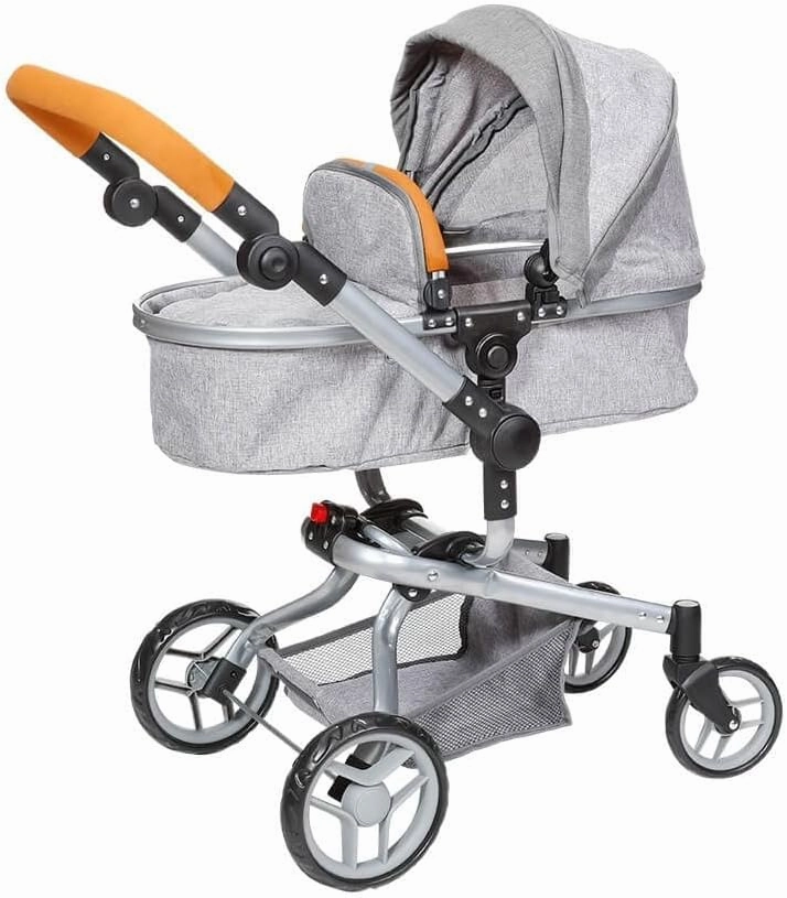 KNORRTOYS.COM Boonk-Stone 90932 Doll's Pram 59 x 42 x 80 cm Brown