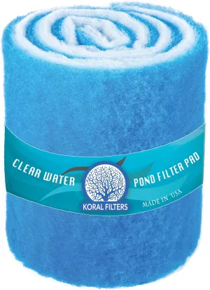 Koi Pond and Aquarium Filter Media Roll - 12 Inches by 72 Inches by 1.25 Inches (6 ft) - Cut to Fit - Durable - Fish and Reef Aquarium Compatible - Clear and Clean Water