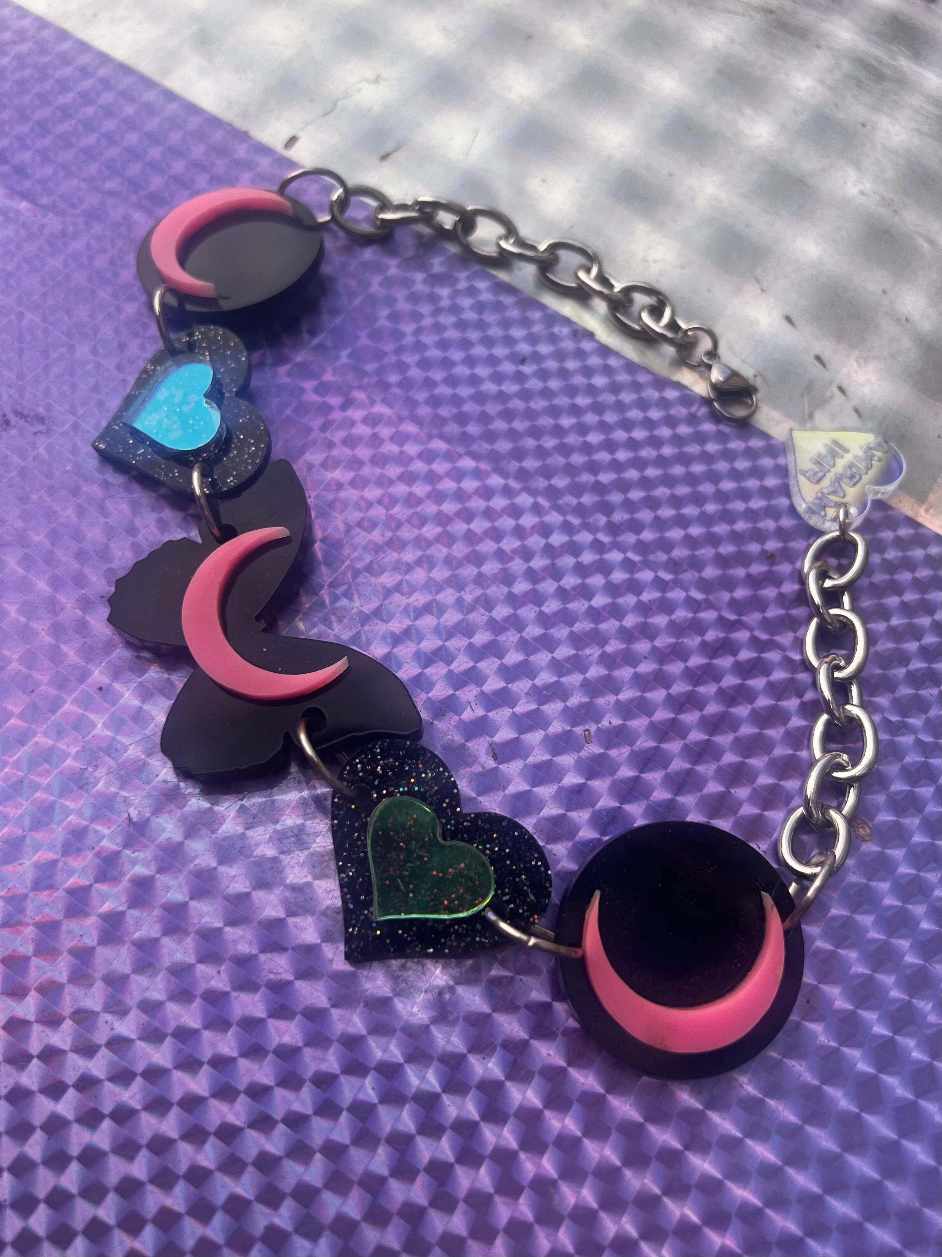 Kuromi inspired Butterfly luna dreams Choker