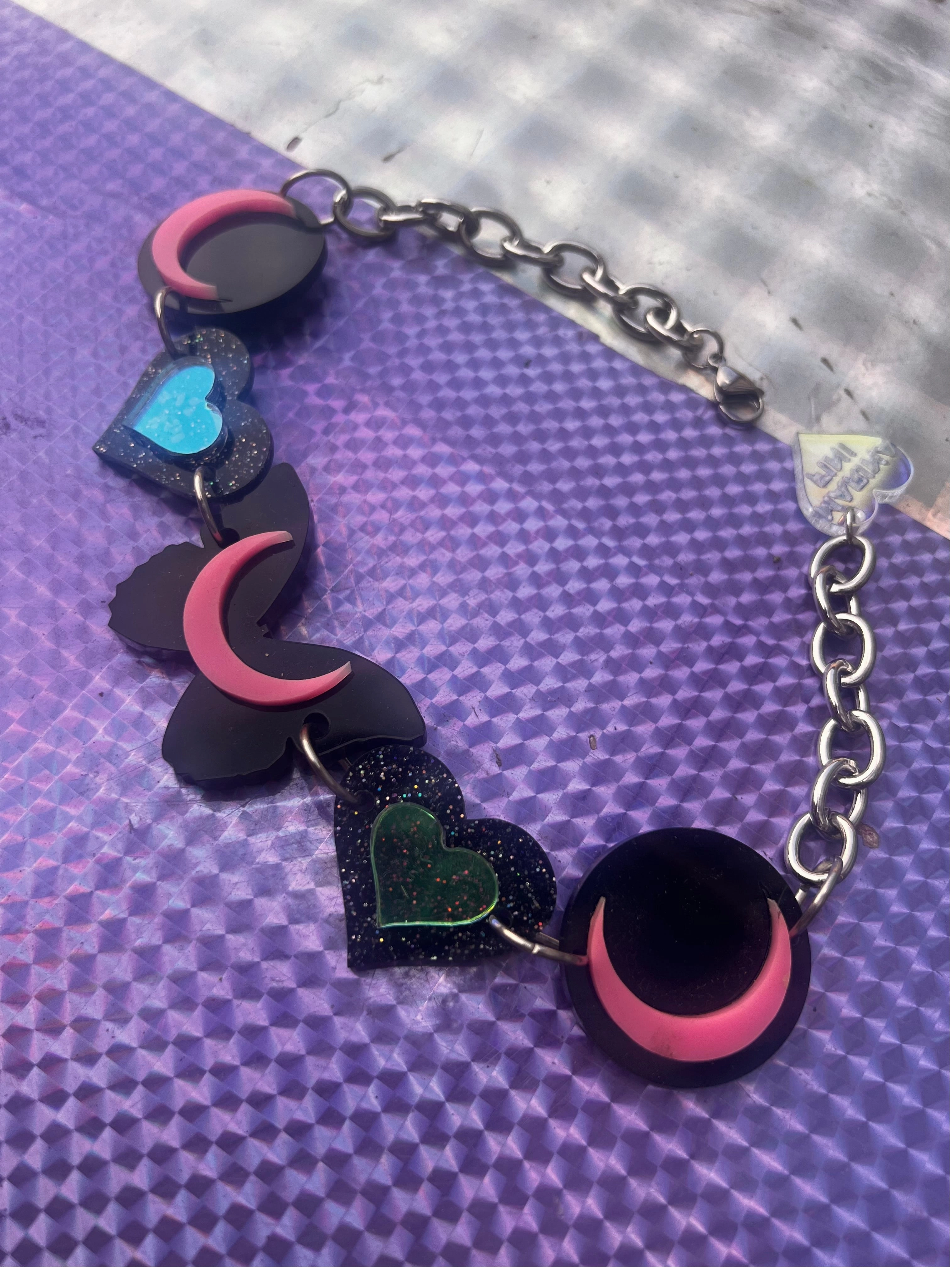 Kuromi inspired Butterfly luna dreams Choker