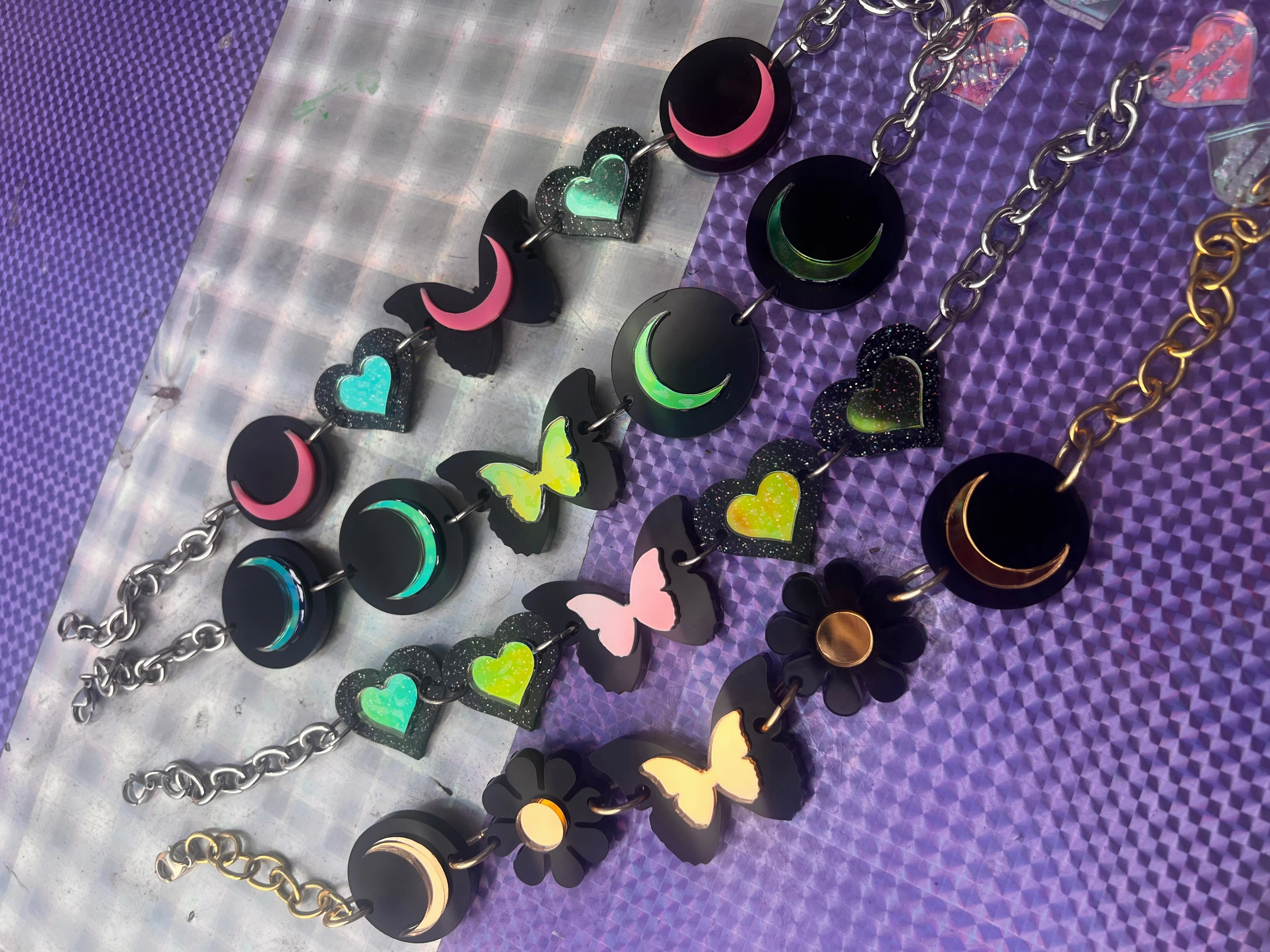 Kuromi inspired Butterfly luna dreams Choker