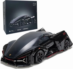 Lamb FANTAZMA Super Technic Car Model Building Kit,1:8 Scale Speed Champions Technic Sets,Display Model Set for Adult Gift Giving,Car Building Toy for Adults