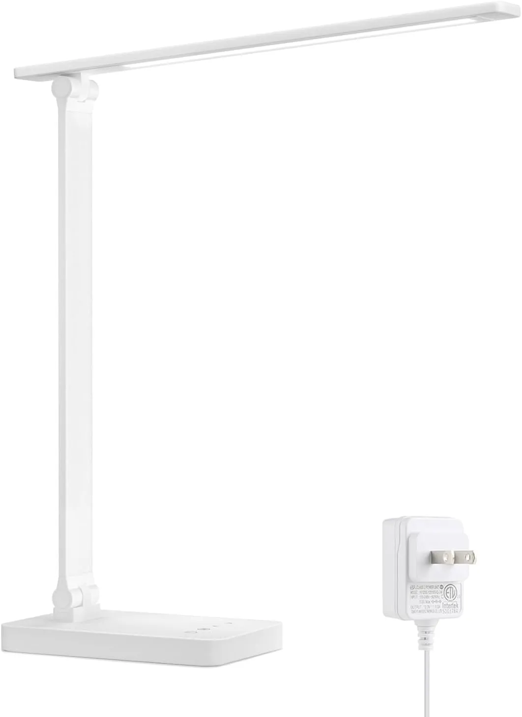 Lepro LED Desk Lamp, Metal Desk Light 9.5W 800lm, Forbes Vetted Best Task Lamp, 5 Color Modes 5 Brightness Level, Dimmable Home Office Desktop Lamp for Reading, Crafting, Sewing, Puzzle, Nail, White