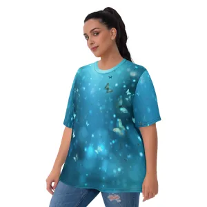 Light Blue Fairy Style Women's Tee | Women T-Shirt | Birthday Girl Fairy T-shirt | Girl Dad Shirt | Birthday Shirt | Vacation Girl Shirt