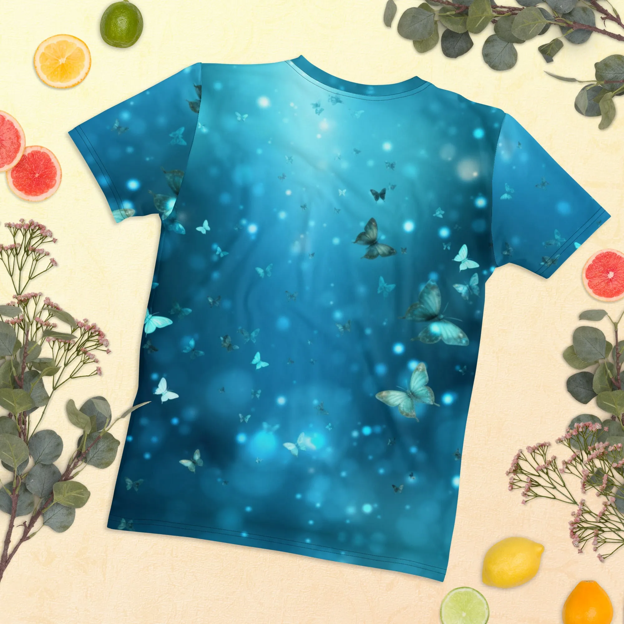 Light Blue Fairy Style Women's Tee | Women T-Shirt | Birthday Girl Fairy T-shirt | Girl Dad Shirt | Birthday Shirt | Vacation Girl Shirt