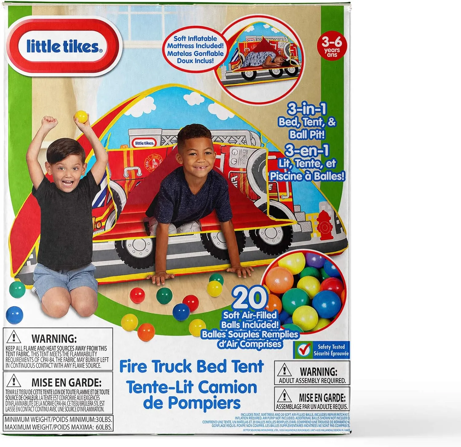 Little Tikes Fire Truck Bed Tent, Toy