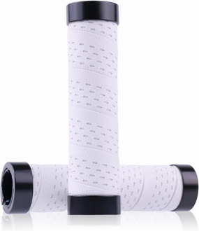 Lock-On Bike Handlebar Grips – Shock-Absorbing Silicone   EVA Wrap, Anti-Slip & Breathable, Dual Locking for BMX,MTB, Road Bikes Long-Distance Cycling