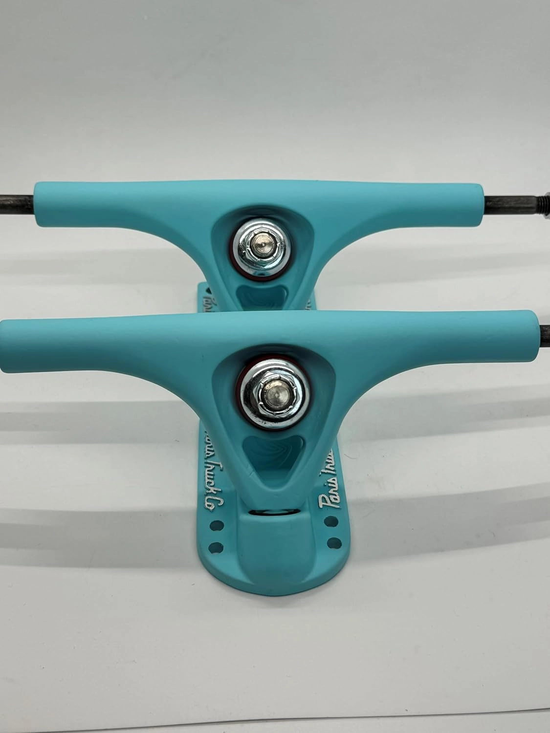 Longboard Skateboard Trucks, 180mm/50 Degree, Set of (2) Trucks. These Longboard Trucks are fit on All longboards. Great Riding Experence and Longboard Dancing, or Down Hill