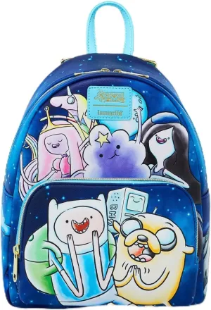 Loungefly Adventure Time Characters Mini Backpack BLUE NONE