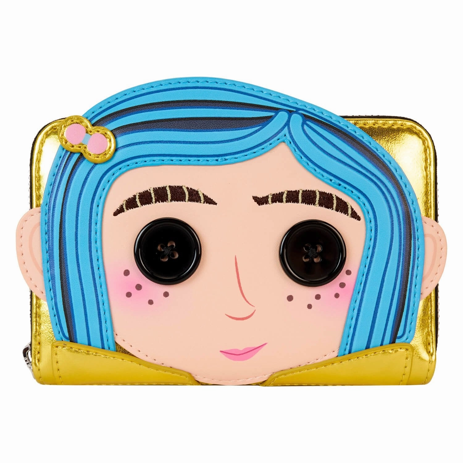 Loungefly Laika Coraline 15th Anniversary Doll Cosplay Zip-Around Wallet