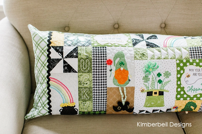 Luck O' The Gnome:  St. Patrick's Day Bench Pillow Embroidery CD