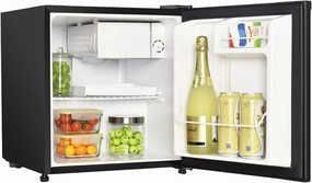 Magic Chef 1.7 Cu. Ft. Mini Refrigerator with Chiller Compartment in Black (MCR170BE)
