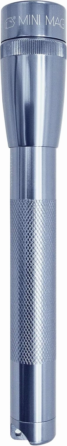 Maglite Mini LED 2-Cell AA Flashlight in Presentation Box, Gray
