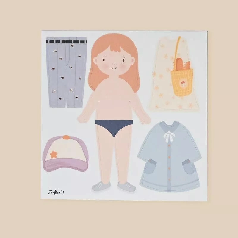 MAGNETIC DOLL - DRESSING SILHOUETTES - GIRLS