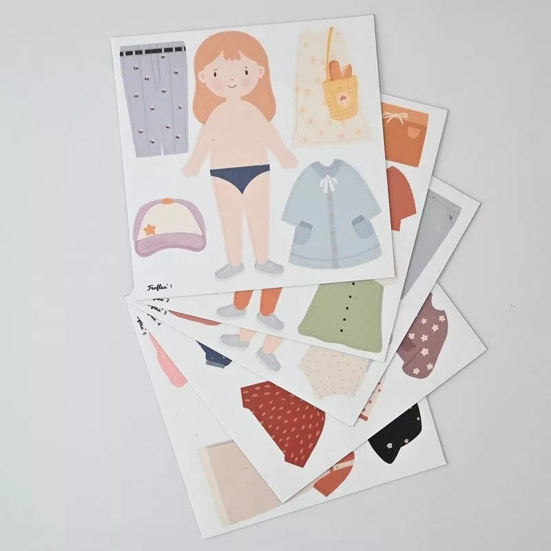 MAGNETIC DOLL - DRESSING SILHOUETTES - GIRLS