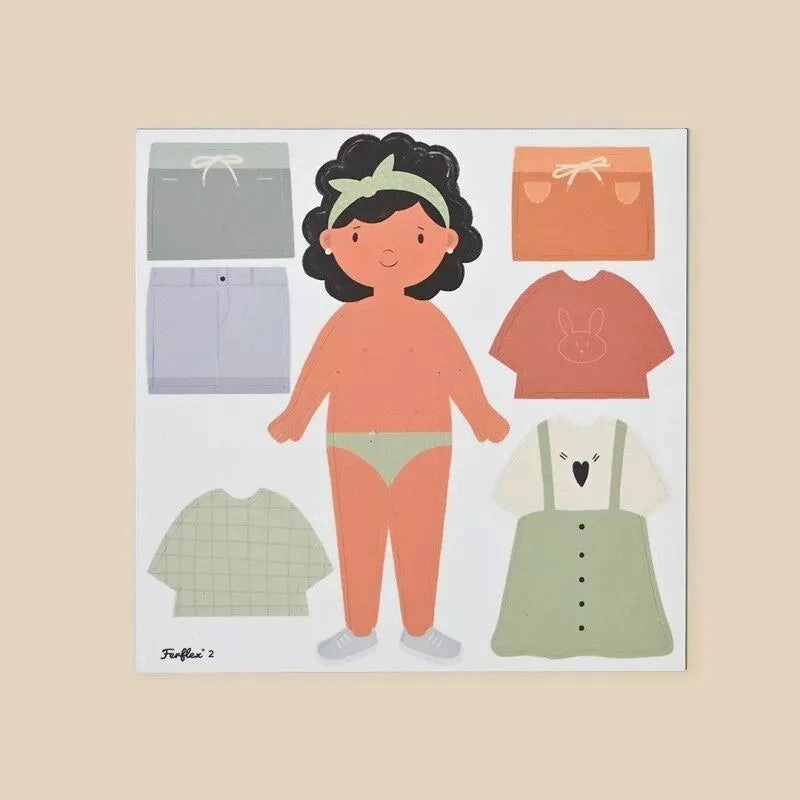 MAGNETIC DOLL - DRESSING SILHOUETTES - GIRLS