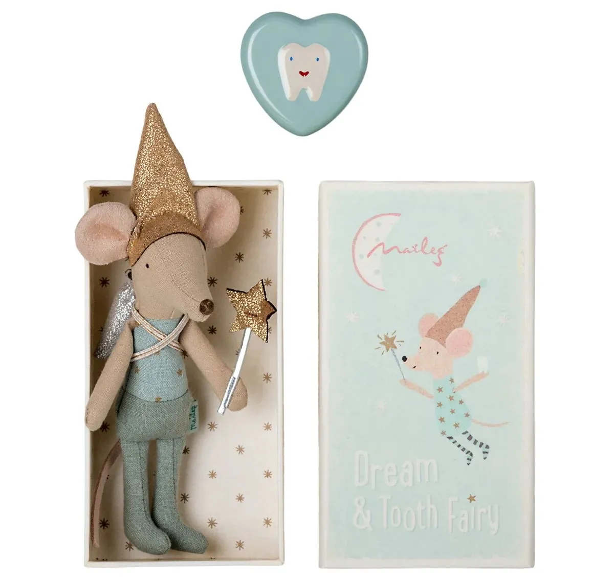MAILEG Mouse Tooth Fairy Box - Blue