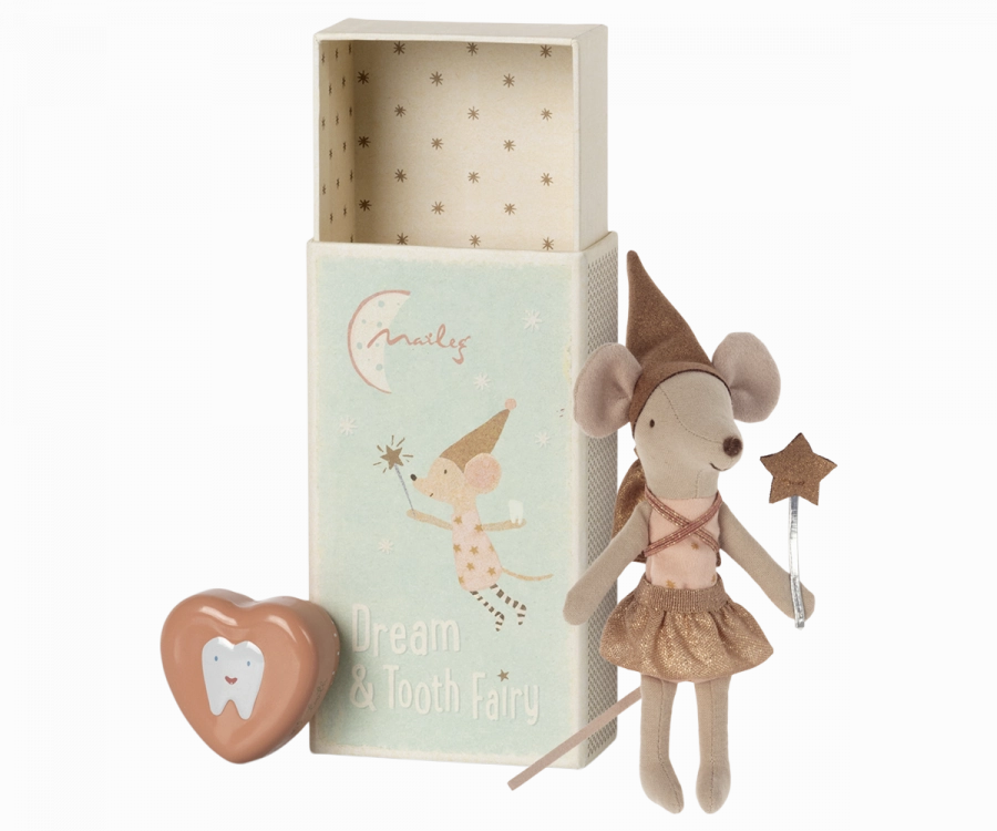 Maileg Tooth Fairy Mouse in Matchbox