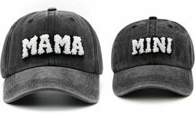 Mama and Mini Hats, Mommy and Me Hat, Mother Daughter Cap, Mom and Baby Matching Gift, Parent-Child Baseball Cap Set